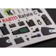 Kelik K48111 1/48 Rafale C - Interior 3d Decals For Academy/Revell Kit
