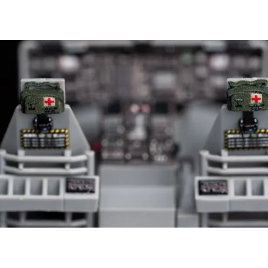 Kelik K48112 1/48 Mh-60l Black Hawk - Interior 3d Decals For Icm Kit