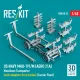 Reskit Rsk48-0023 1/48 Us Navy Mhu-191/M Aero 21a Munitions Transporter With Adapters For Missiles Carrier Fleet