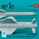 Reskit Rs48-0506 1/48 Exocet Missiles 2 Pcs 3d Printed