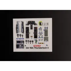Kelik K72157 1/72 Oa 10a Thunderbolt Interior 3d Decals For Italeri Kit