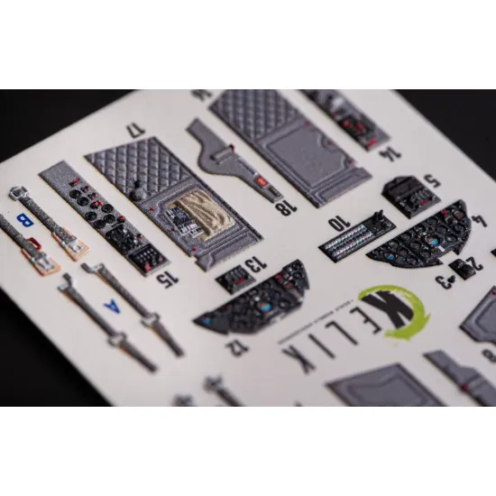 Kelik K72162 1/72 L-29 Delfin - Interior 3d Decals For Amk Kit