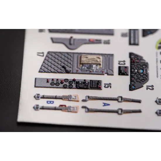 Kelik K72162 1/72 L-29 Delfin - Interior 3d Decals For Amk Kit