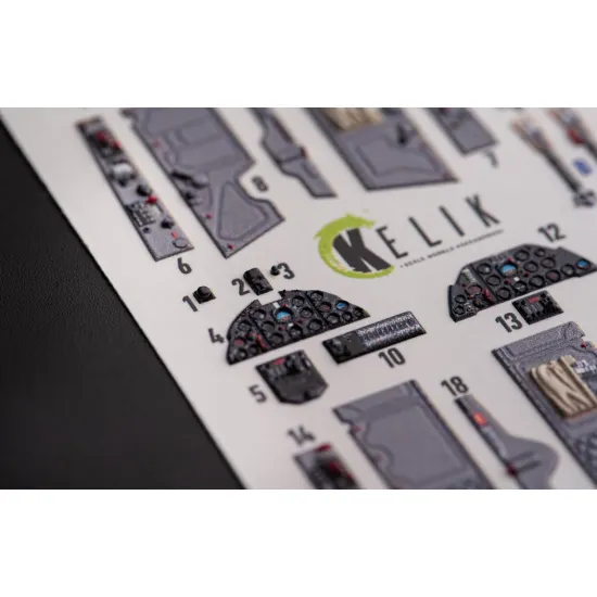 Kelik K72162 1/72 L-29 Delfin - Interior 3d Decals For Amk Kit