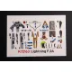 Kelik K72163 1/72 F 2a Lighting - Interior 3d Decals For Airfix Kit
