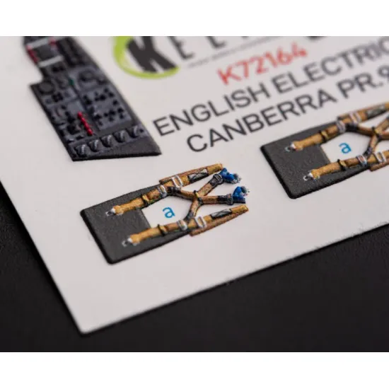 Kelik K72164 1/72 English Electric Canberra Pr 9 Interior 3d Decals For Airfix Kit