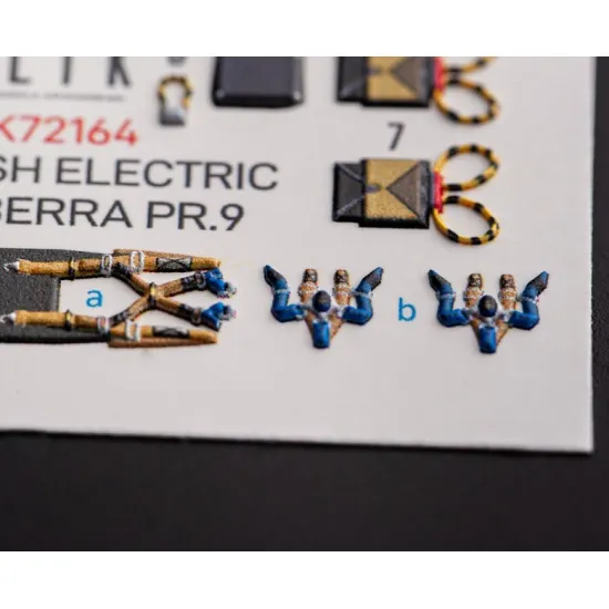 Kelik K72164 1/72 English Electric Canberra Pr 9 Interior 3d Decals For Airfix Kit