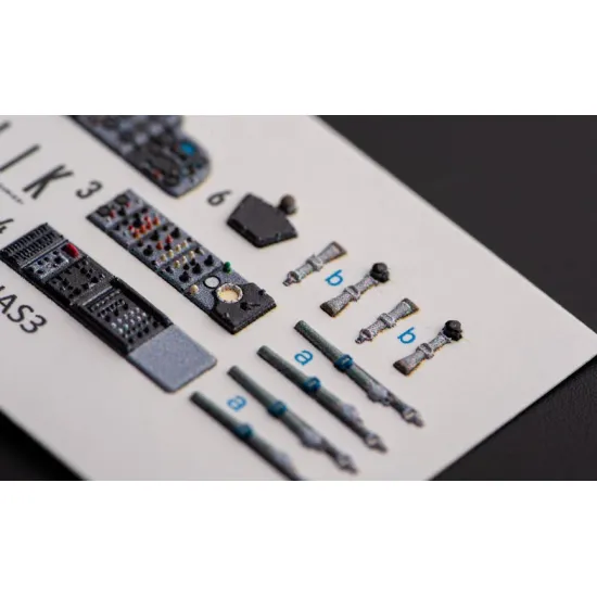 Kelik K72165 1/72 Westland Wessex Has 3 Interior 3d Decals For Italeri Kit