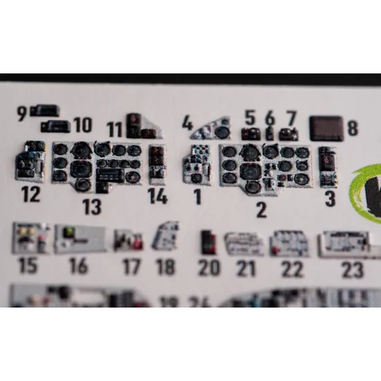 Kelik K72167 1/72 Su-17m4p/22m4 - Interior 3d Decals For Modelsvit Kit