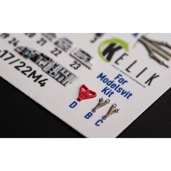 Kelik K72167 1/72 Su-17m4p/22m4 - Interior 3d Decals For Modelsvit Kit