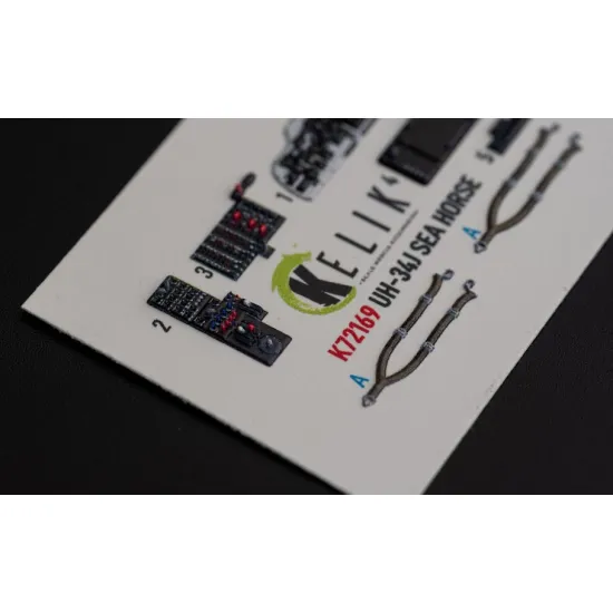 Kelik K72169 1/72 Uh-34j Sea Horse Interior 3d Decals For Italeri Kit