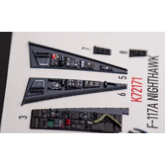 Kelik K72171 1/72 F-117a Nighthawk Interior 3d Decals For Academy Kit