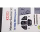 Kelik K72172 1/72 Morane-saulnier Ms406 Interior 3d Decals For Hobby 2000/Hasegawa Kit