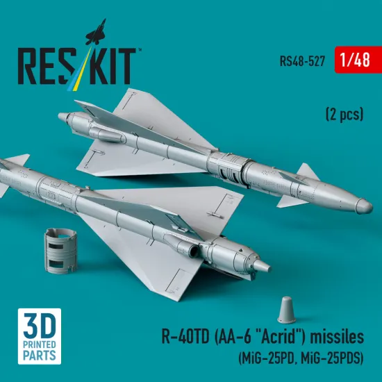 Reskit Rs48-0527 1/48 R-40td Aa-6 Acrid Missiles 2 Pcs