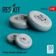Reskit Rs48-0536 1/48 Fairey Gannet Wheels Set 3d Printed Resin Kit