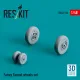 Reskit Rs48-0536 1/48 Fairey Gannet Wheels Set 3d Printed Resin Kit