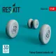 Reskit Rs48-0536 1/48 Fairey Gannet Wheels Set 3d Printed Resin Kit