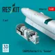 Reskit Rsu48-0369 1/48 Tarps Pod For F-14 Tomcat 1 Pcs 3d Printed
