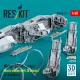 Reskit Rsu48-0374 1/48 Mirage 2000b Cockpit Basic Edition With 3d Decals For Kinetic