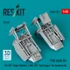 Reskit Rsu48-0403 1/48 Pilot Seats For Ch-53e Super Stallion Mh-53e Sea Dragon For Academy Kit 2 Pcs Reskit Rsu48-0403 1/48 Pilot Seats For Ch-53e Super Stallion Mh-53e Sea Dragon For Academy Kit 2 Pcs