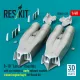 Reskit Rsu48-0423 1/48 B-1b Lancer Nacelles With Air Intakes And Early Exhaust Nozzles Closed Engine Bays For Revell Kit