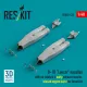 Reskit Rsu48-0423 1/48 B-1b Lancer Nacelles With Air Intakes And Early Exhaust Nozzles Closed Engine Bays For Revell Kit
