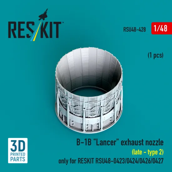 Reskit Rsu48-0428 1/48 B-1b Lancer Exhaust Nozzle Late Type 2 1 Pcs Only For Reskit Rsu48-0426 Rsu48-0427