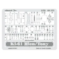 Photoetched set Ki-61 Hien/Tony, for Hasegawa kit 1/72 Eduard SS171