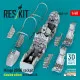 Reskit Rsu48-0459 1/48 Mirage 2000b Cockpit Detailed Edition For Kinetic Kit