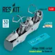 Reskit Rsu48-0459 1/48 Mirage 2000b Cockpit Detailed Edition For Kinetic Kit