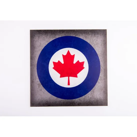 Kelik Ks48033 1/48 Canada Roundel - Acrylic 3 Mm 240 X 240 Mm 190g For Any