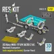 Reskit Rsk32-0019 1/32 Us Navy Mhu-191/M Aero 21a Munitions Transporter With Adapters For Bombs Carrier Fleet