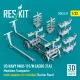 Reskit Rsk32-0022 1/32 Us Navy Mhu-191/M Aero 21a Munitions Transporter With Adapters For Missiles Carrier Fleet