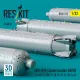 Reskit Rs32-0514 1/32 Cbu-89a Cluster Bombs Gator 4 Pcs Resin Kit Reskit Rs32-0514 1/32 Cbu-89a Cluster Bombs Gator 4 Pcs Resin Kit