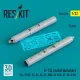 Reskit Rs32-0529 1/32 B-13l Rocket Launchers 2 Pcs Resin Kit