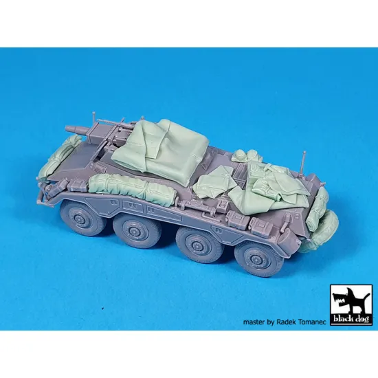Black Dog T72172 1/72 Sd Kfz 234/3 Accessories For Hasegawa