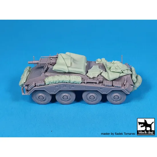 Black Dog T72172 1/72 Sd Kfz 234/3 Accessories For Hasegawa