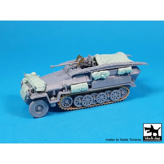 Black Dog T72173 1/72 Sd Kfz 251/7 Ausf C Accessories Set For Dragon