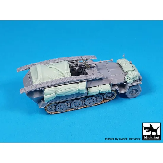 Black Dog T72173 1/72 Sd Kfz 251/7 Ausf C Accessories Set For Dragon