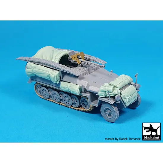 Black Dog T72173 1/72 Sd Kfz 251/7 Ausf C Accessories Set For Dragon