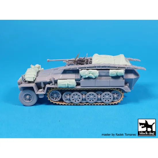 Black Dog T72173 1/72 Sd Kfz 251/7 Ausf C Accessories Set For Dragon