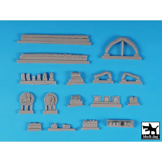 Black Dog T72175 1/72 German Land-wasser Schlepper Accessories Set For Hobby Boss