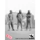 Black Dog T72176 1/72 Drivers / Civilian Pilots 2x3 Figures