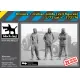 Black Dog T72176 1/72 Drivers / Civilian Pilots 2x3 Figures