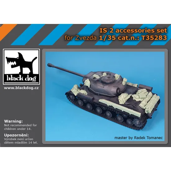 Black Dog T35283 1/35 Is 2 Accessories Set For Zvezda Black Dog T35283 1/35 Is 2 Accessories Set For Zvezda