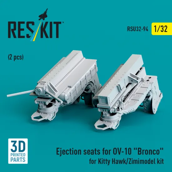 Reskit Rsu32-0094 1/32 Ejection Seats For Ov-10 Bronco 2 Pcs For Kitty Hawk And Zimimodel