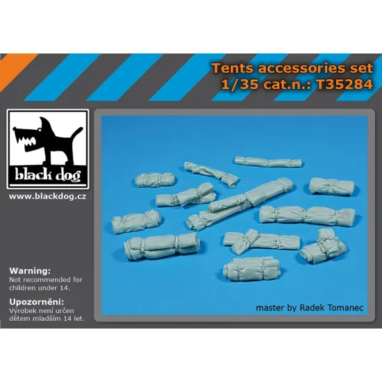 Black Dog T35284 1/35 Tents Accessories Set