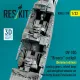 Reskit Rsu32-0170 1/32 Ov-10d Bronco Cockpit Detailed Edition Landing Gears, Wheel Bays And Weighted Wheels Set For Kitty Hawk/Zimimodel Kit