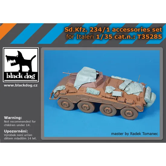 Black Dog T35285 1/35 Sd Kfz 234/1 Accessories Set
