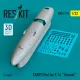 Reskit Rsu32-0173 1/32 Tarps Pod For F-14 Tomcat 1 Pcs Resin Kit